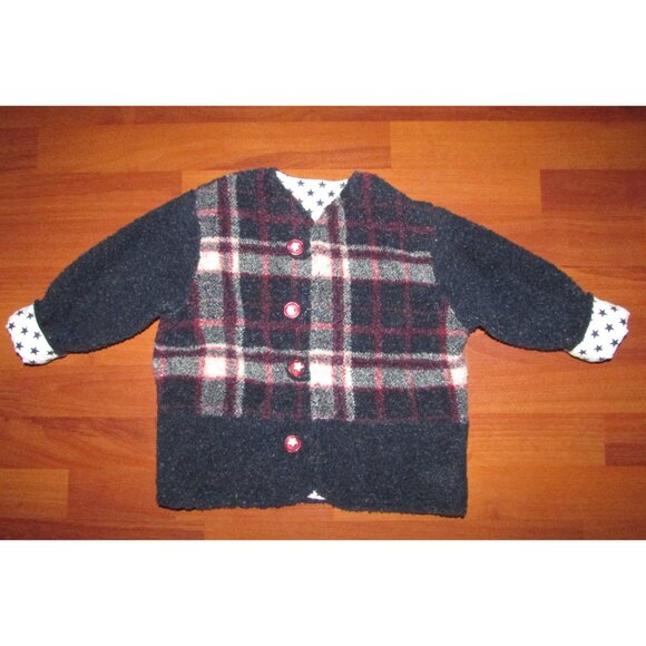 Berber Plaid Check and Stars Pants and Jacket Set - NEW - Picture 3 of 16